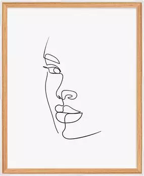 walther design Silhouette Holzrahmen 40x50cm, buche (NW050P)