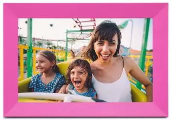 Denver PFF-1023P digitaler Fotorahmen 10,1 Zoll IPS Wi-Fi 16GB pink (PFF-1023P)