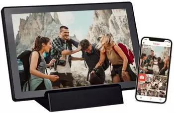 Braun Photo Technik DigiFrame 1011 digitaler Bilderrahmen 25,7cm WiFi, schwarz (21272)