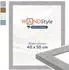 WANDStyle Bilderrahmen H750 Massivholz, grau, 40x50cm (H750-009-040-050N-00)