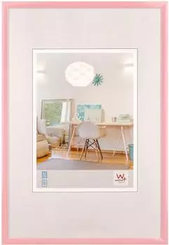 walther design New Lifestyle Bilderrahmen Kunststoff 30x45cm rosa (KV045Q)