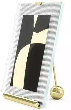 Umbra Flute Bilderrahmen Zink, messingfarben, 10x15 / 13x18cm
