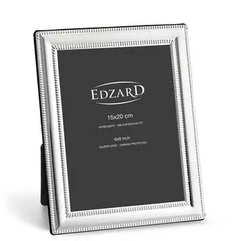 Edzard Bilderrahmen Matera versilbert, gehämmert, 15x20cm (4819)