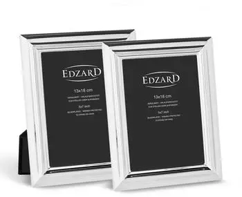Edzard Florenz 2er-Set Bilderrahmen 13x18cm, versilbert (1129)