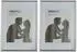 Relaxdays Bilderrahmen 2er-Set DIN A4, Passepartout 15x20cm, silber (10026954_55)