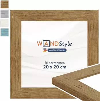 WANDStyle Bilderrahmen H750 Massivholz, Eiche, 20x20cm (H750-022-020-020N-00)
