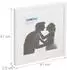 Relaxdays Bilderrahmen quadratisch 38,5x38,5cm 2er-Set (10026971_49)