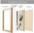 LuxusKollektion Bilderrahmen-Set 10x15cm Eichenoptik MDF, 10er-Set