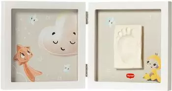 Tiny Love Simple Frame Baby Hand- & Fu&szlig;abdruck-Set, wei&szlig; (3333166051)