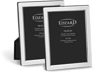 Edzard Salerno Bilderrahmen 2er-Set 13x18cm, versilbert, anlaufgeschützt (4751)