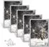 LuxusKollektion Bilderrahmen-Set A4, silber, Plexiglas, 5 Stück (21x29,7cm)