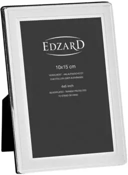 Edzard Nardo Bilderrahmen versilbert, anlaufgesch&uuml;tzt, 10x15cm (4797)
