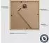 LuxusKollektion Bilderrahmen-Set Eiche quadratisch 20x20cm mit Passepartout 12x12cm beige (3er)