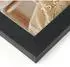 LuxusKollektion Bilderrahmen-Set 15x20cm, schwarze Holzmaserung, 15er-Set