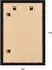 LuxusKollektion Bilderrahmen MDF mit Passepartout 40x60cm, schwarz, 2er-Set