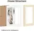 LuxusKollektion Bilderrahmen 13x18cm Eichenholz mit Passepartout, 3er-Set