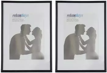 Relaxdays Bilderrahmen 20x30cm, 2er-Set