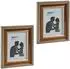 Relaxdays Tisch-Bilderrahmen 13x18cm, 2er-Set