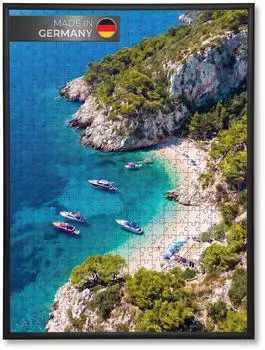 K-Möbel Puzzlerahmen 48x64cm Aluminium schwarz