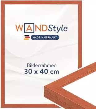 WANDStyle H950 Bilderrahmen 30x40cm, Holz kirschbaum (H950-024-030-040N-00)