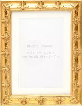 KARE Bilderrahmen Bienen 13x18cm, gold