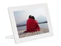 AgfaPhoto AF 5107MS Digitaler Bilderrahmen (10" Display, 4:3) wei&szlig;