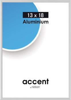 Nielsen Bilderrahmen Accent Aluminium 13x18 silber matt