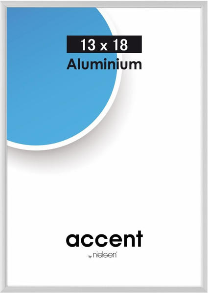 Nielsen Bilderrahmen Accent Aluminium 13x18 silber matt