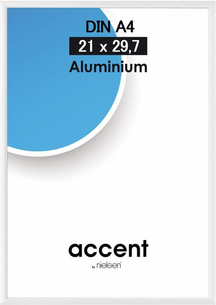 Nielsen Bilderrahmen Accent Aluminium 21x29,7 silber