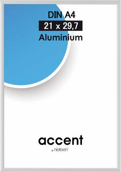 Nielsen Bilderrahmen Accent Aluminium 21x29,7 silber matt
