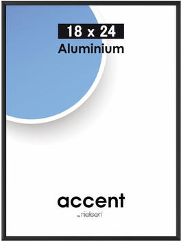 Nielsen Bilderrahmen Accent Aluminium 18x24 schwarz