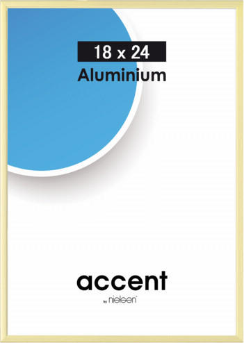Nielsen Bilderrahmen Accent Aluminium 18x24 gold