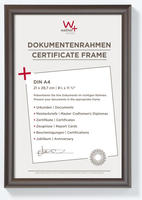 Walther Kunststoffrahmen Trendstyle KP130D 21x29,7cm stahl