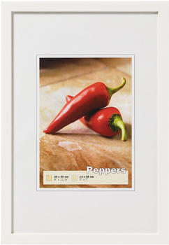 walther design Holzrahmen Peppers 40x60 weiß