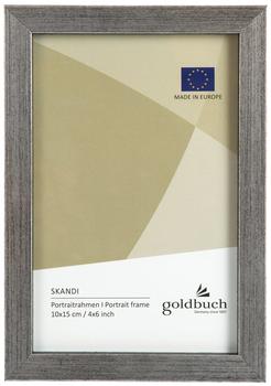 Goldbuch Holzrahmen Skandi 10x15 silber