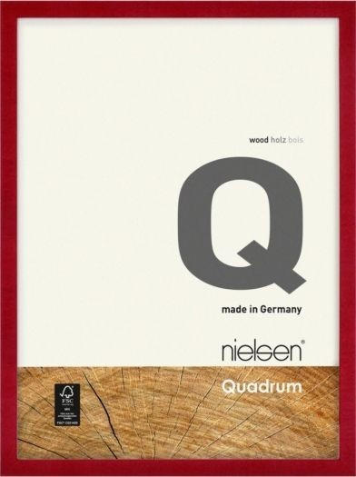 Nielsen Holzrahmen Quadrum 13x18 rot