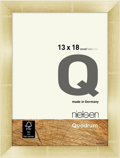 Nielsen Holzrahmen Quadrum 13x18 gold