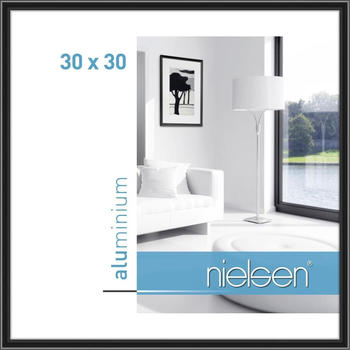 Nielsen Alurahmen Classic 30x30 eloxal schwarz