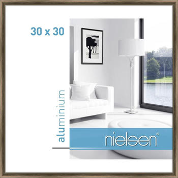 Nielsen Alurahmen Classic 30x30 walnuss