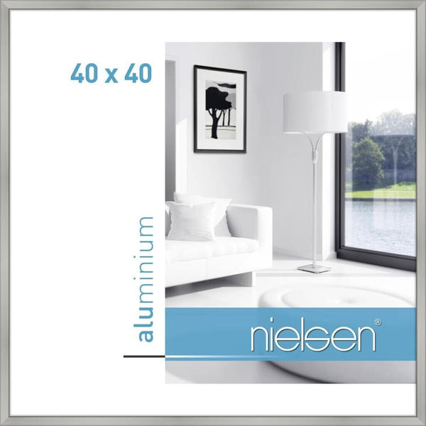 Nielsen Classic 40x40 silber matt
