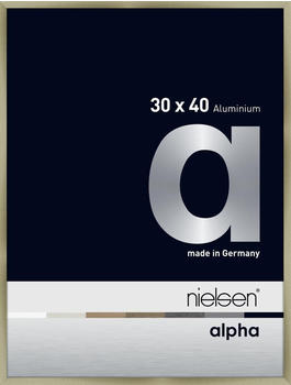 Nielsen Alpha 30x40 brushed edelstahl