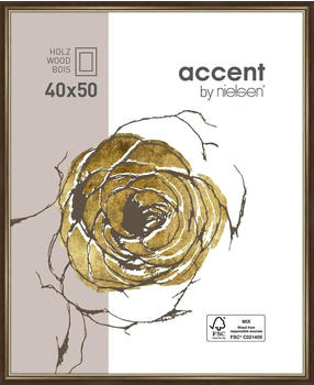 Nielsen Ascot 40x50 dunkelbraun/gold