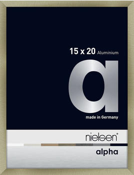 Nielsen Alpha 15x20 brushed Edelstahl