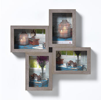 walther design Galerierahmen Rustic 4x 10x15 grau