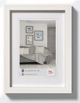 walther design Kunststoffrahmen Construction Classic Style 13x18 wei&szlig;