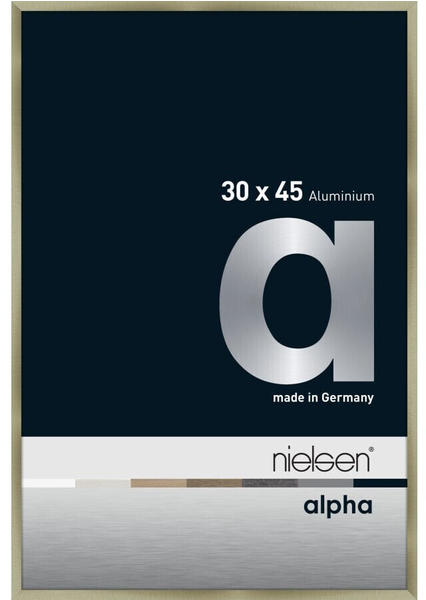 Nielsen Alpha 30x45 brushed edelstahl