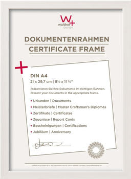 walther design Kunststoffrahmen Construction Classic Style 10x15 weiß