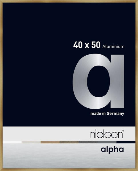 Nielsen Alpha 40x50 brushed bernstein