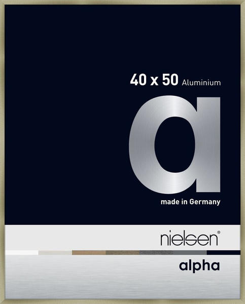 Nielsen Alpha 40x50 brushed edelstahl