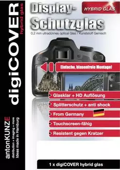 digiCOVER Hybrid Glas Displayschutz für Ricoh GR IV (G6181)